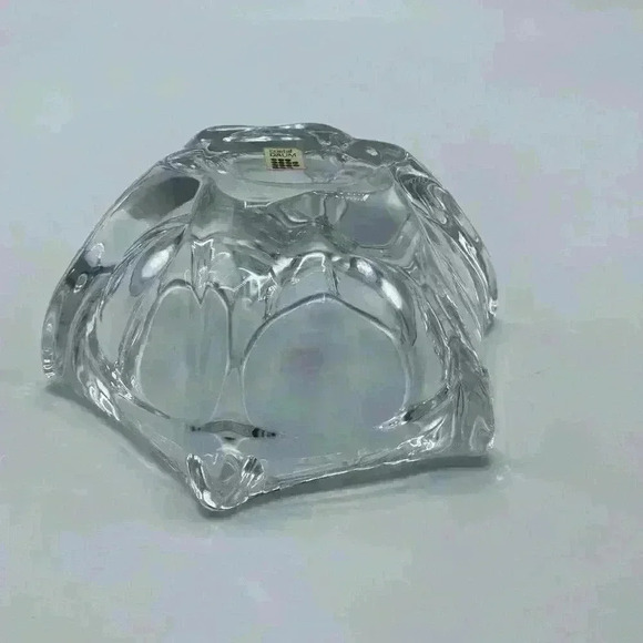 VINTAGE Cristal DAUM FRANCE CRYSTAL MODERNIST ASHTRAY CIGAR REST 5.5" DIA - Picture 5 of 6